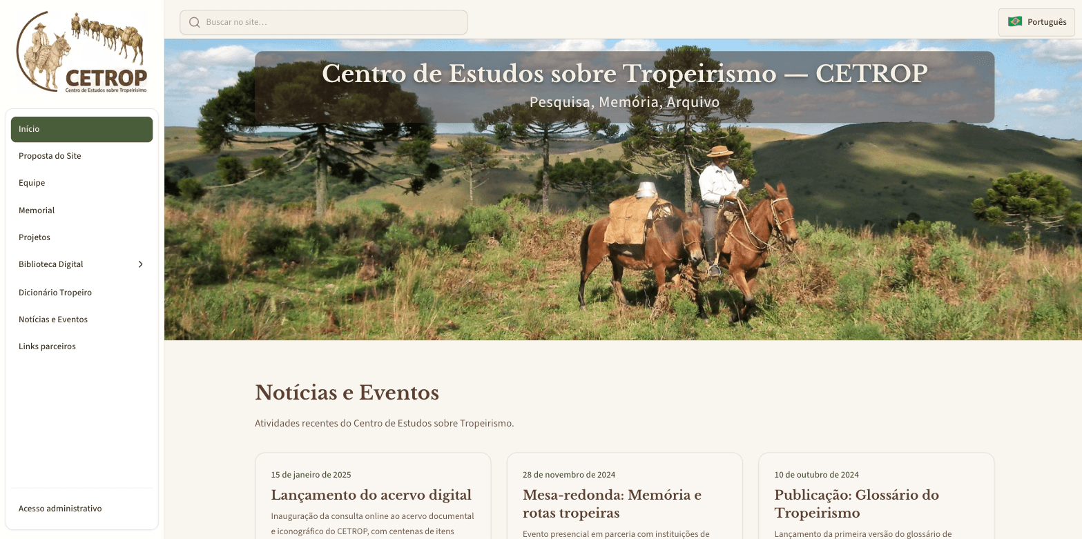 CETROP - Centro de Estudos sobre Tropeirismo